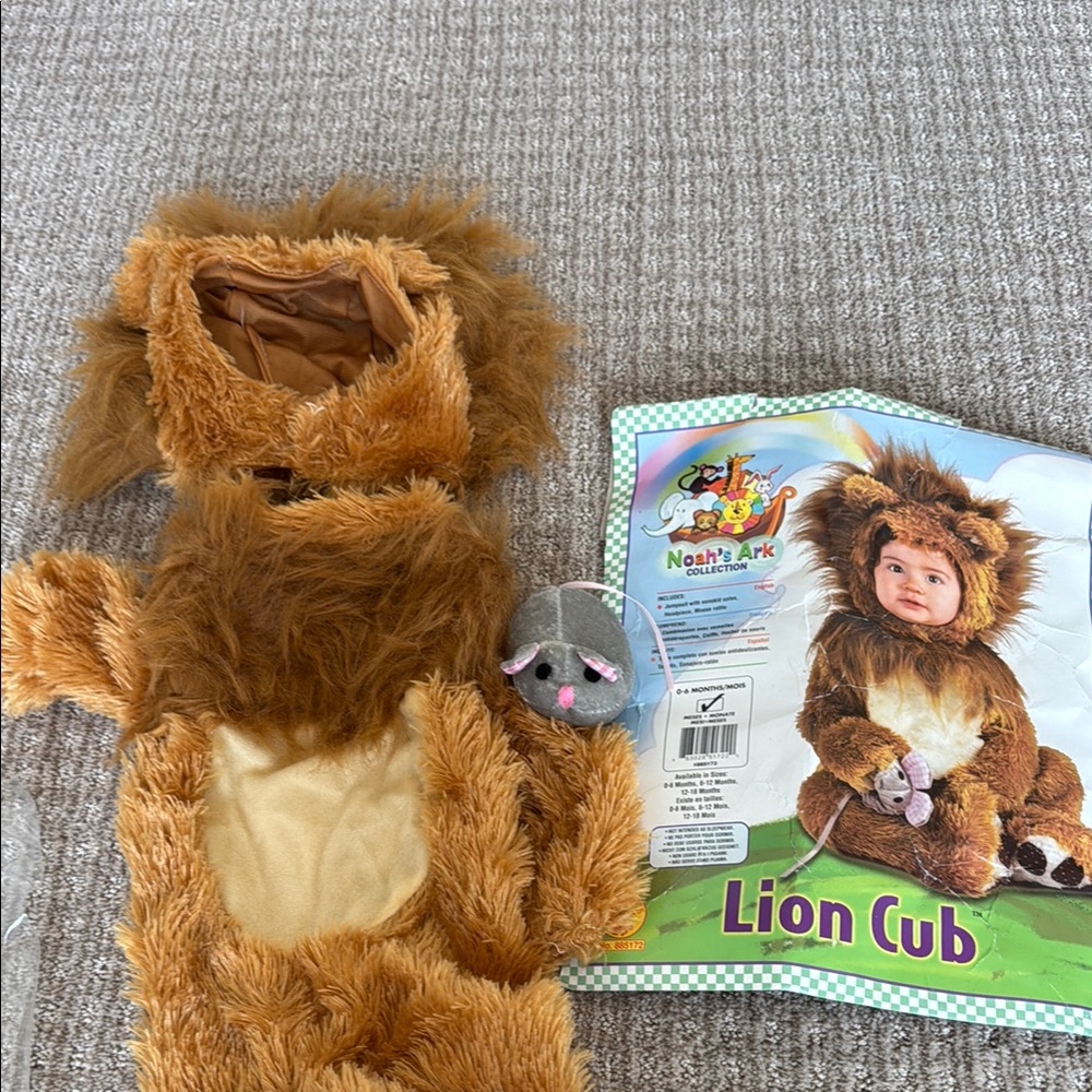 Noah’s Ark Collection Lion Cub Costume 0-6 months